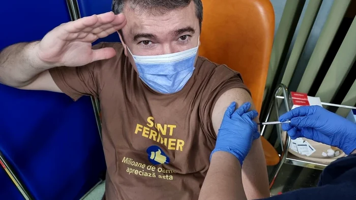 Dorin Chișea era vaccinat cu doza booster, din octombrie Sursa: Facebook