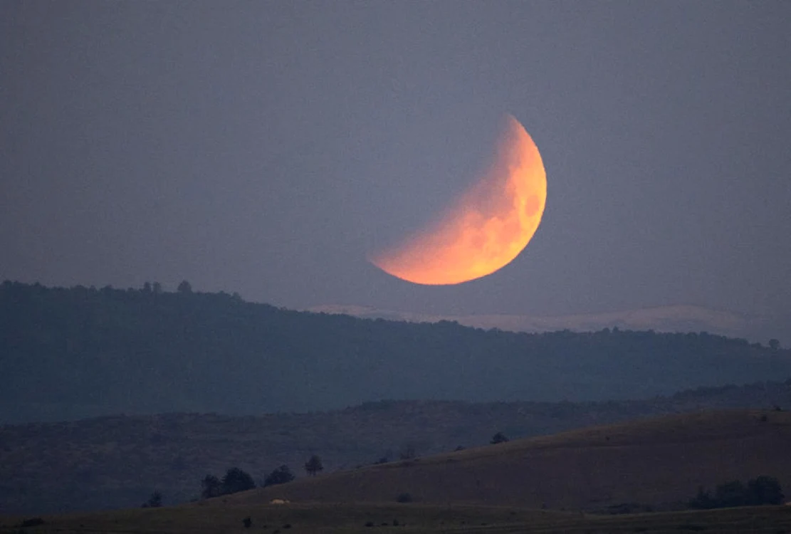 Eclipsa de luna. Foto: arhiva.