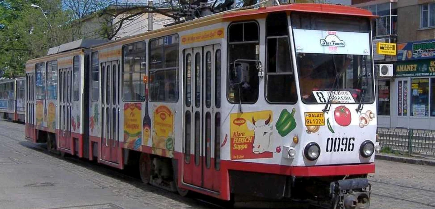 Traseul 8 de tramvai dispare din Galaţi după 60 de ani FOTO C. Crângan