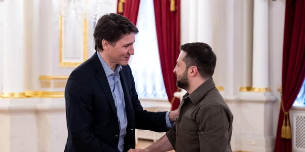 Justin Trudeau in Ucraina Volodimir Zelenski (1) jpg