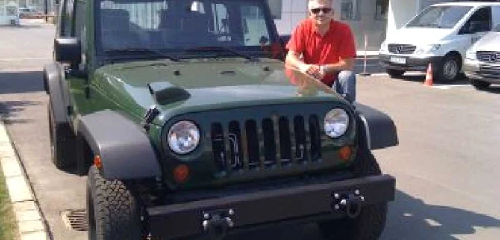 Turnu Severin: Christian Ciocan și-a tras Jeep american