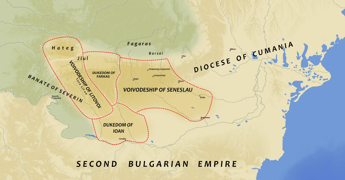 o hartă de la 1247