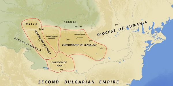 The political situation in Wallachia in the first half of the 13th century according to the Diploma of the Joannites, circa 1247 png
