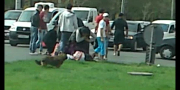 Cei doi  ţigani au jefuit-o pe femeie imediat după producerea accidentului 