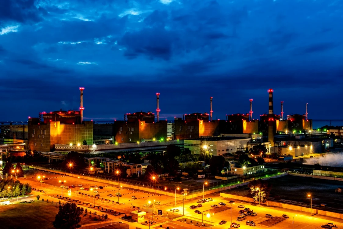 Centrala nucleară de la Zaporojie a fost ocupată de ruși în luna martie FOTO Profimedia