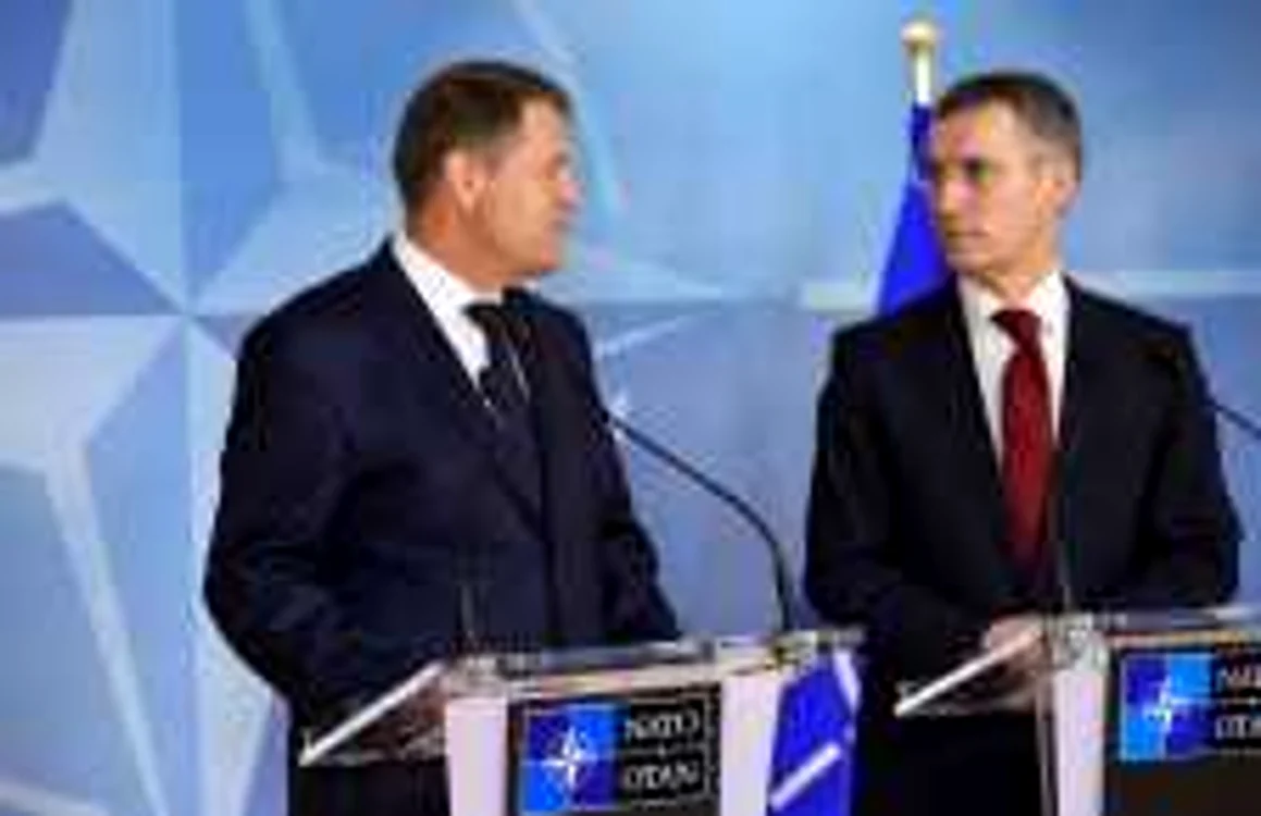 Klaus Iohannis şi Jens Stoltenberg. FOTO presidency.ro