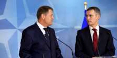 Klaus Iohannis Jens Stoltenberg NATO FOTO presidency.ro