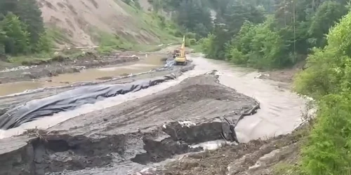 Pericol de prăbușire la Salina Praid foto captura video jpg