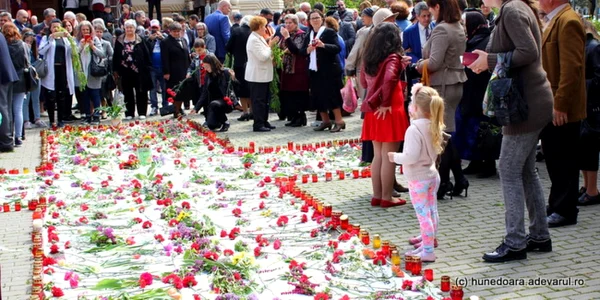 crucea de flori foto daniel guta adevarul