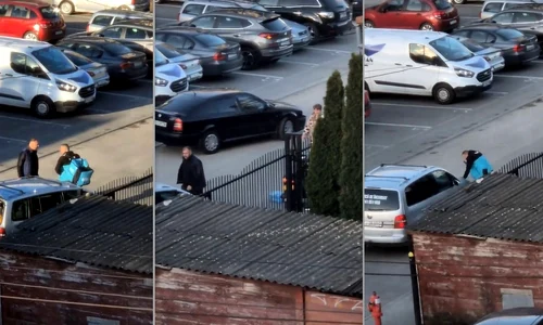 Scene de violenta suprinse in Cluj Foto Reddit jpg