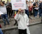 Protest anti-masca în Piaţa Universităţii din Bucureşti FOTO Inquam Photos / George Calin