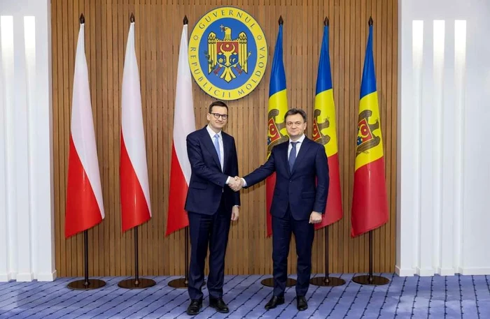 Premierul Poloniei a efectuat joi o vizită la Chișinău. FOTO: Facebook.com