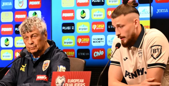 Mircea Lucescu, alături de Radu Drăgușin  Foto/Sportpictures