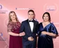 Camille Gottlieb, alături de fratele ei, Louis Ducruet, și de cumnata sa,  Marie Ducruet. FOTO: Getty Images