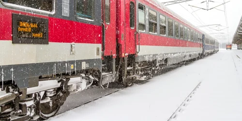 Tren iarna cfr calatori FOTO Shutterstock