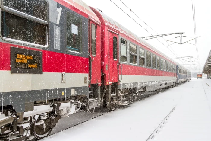 Traficul pe calea ferată este întrerupt în mai multe zone FOTO: Shutterstock