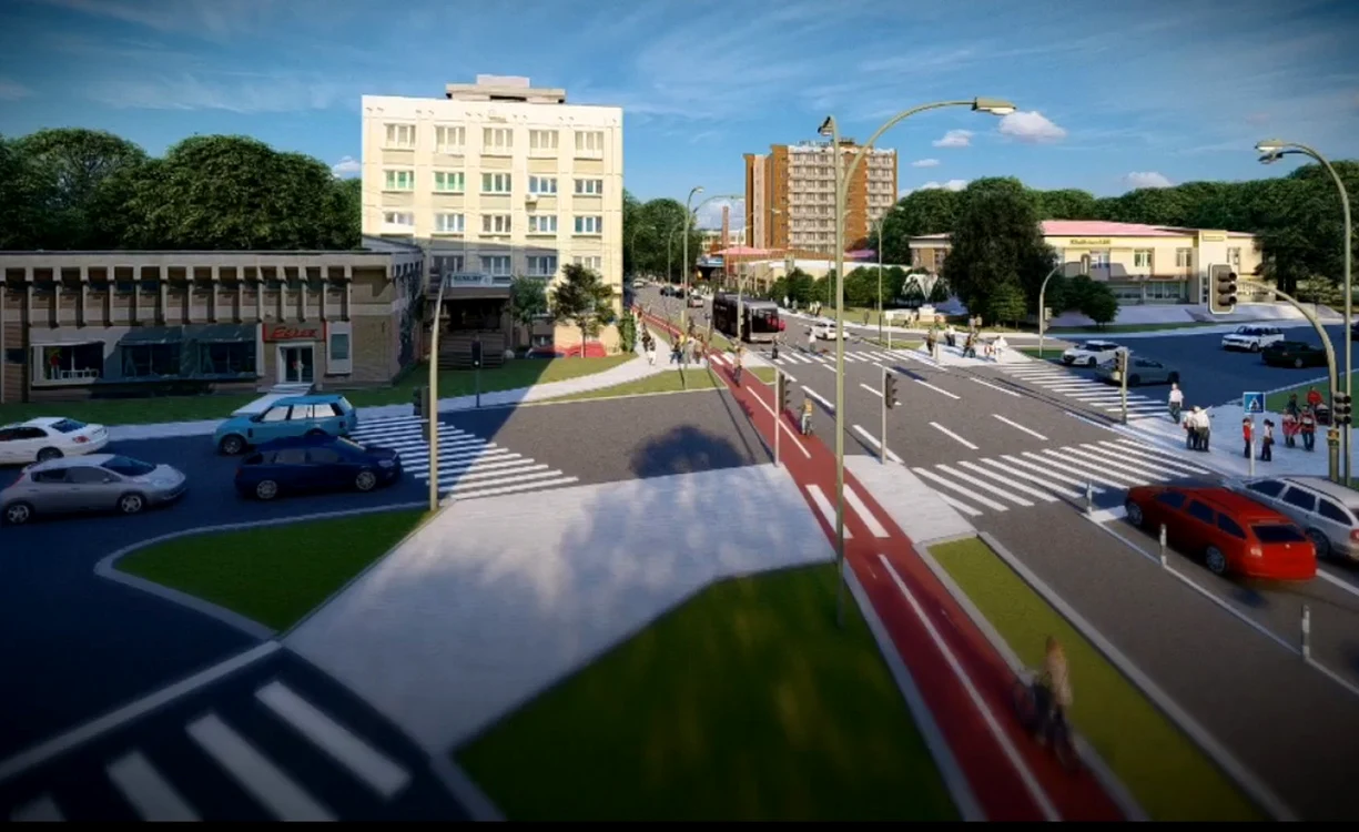 Intersecţia de la Big va fi complet schimbată FOTO: Machetă Primăria Focşani