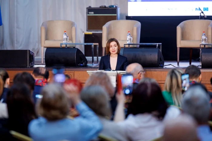 Maia Sandu condamnă atacul armatei ruse asupra orașului Krivoi Rog. FOTO: Presedinte.md
