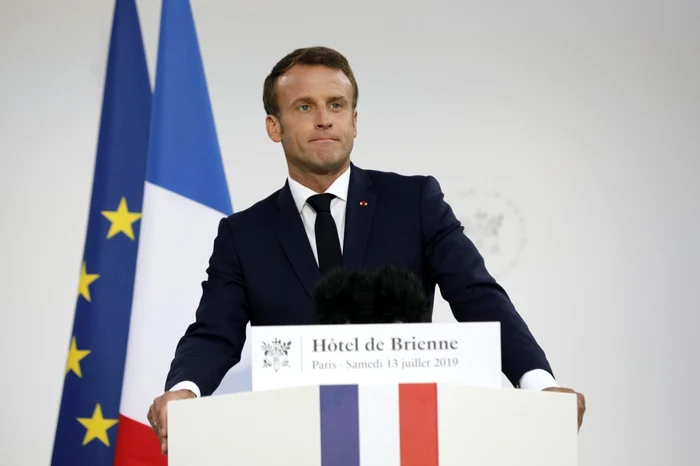 Preşedintele francez Emmanuel Macron FOTO EPA-EFE