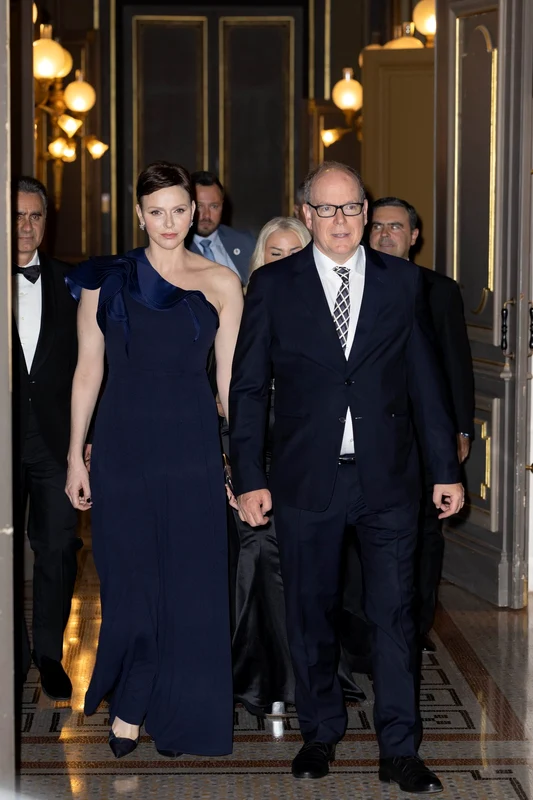 Albert și Charlene la gala Maria Callas