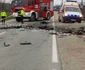 Accident pe DN 67 în Tomşani - Vâlcea - ambii şoferi au murit în urma impactului violent Foto Adevărul