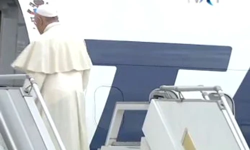 Papa a plecat de la Sibiu la Roma jpeg