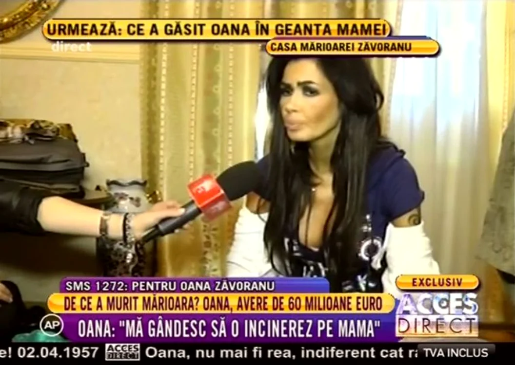Oana a vorbit despre ceea ce are de gând să facă cu trupul mamei sale