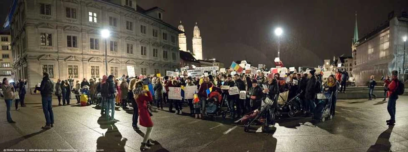 Proteste Rezist în Elveţia 