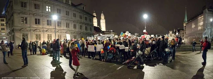 Proteste Rezist în Elveţia 