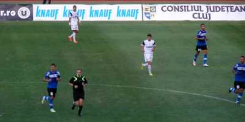 Universitatea Cluj a învins Viitorul Constanţa, scor 2-1, în Liga I