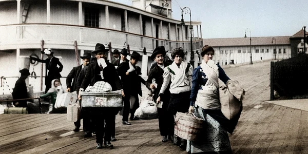 Migranţi la începutul secolul al XX-lea FOTO Profimedia