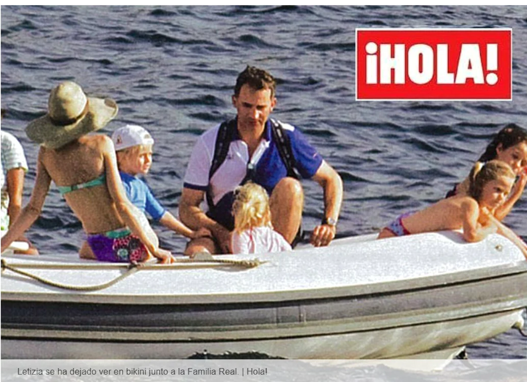 Regina Letizia în bikini foto Hola