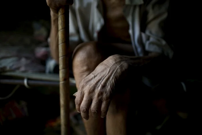 Femeia subnutrită a murit, abandonată de familie. FOTO: Arhivă ”Adevărul”