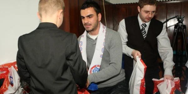 Marian Cristescu a fost un autentic Moş Crăciun pentru cei mici