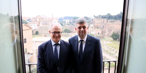 Marcel Ciolacu, alături de primarul Romei FOTO: Facebook