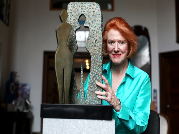 Edwina Sandys are 84 de ani și este o apreciată artistă FOTO arhiva personală
