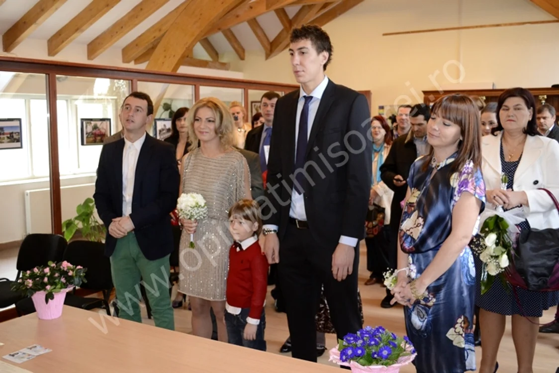 Imagine de la cununia civilă a lui Pantilimon FOTO: opiniatimisoarei.ro