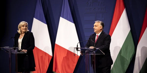 Marine Le Pen primita la Budapesta de catre Viktor Orban FOTO EPA-EFE