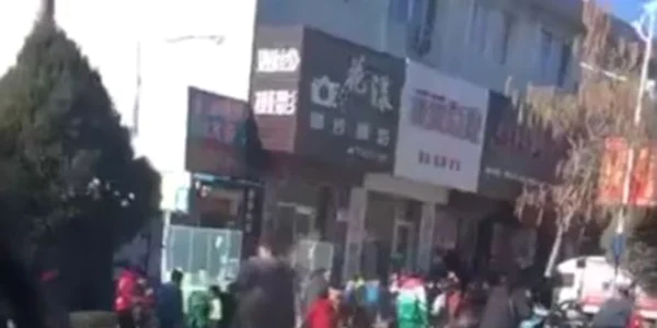 Atac cu masina in Huludao China Captura YouTube
