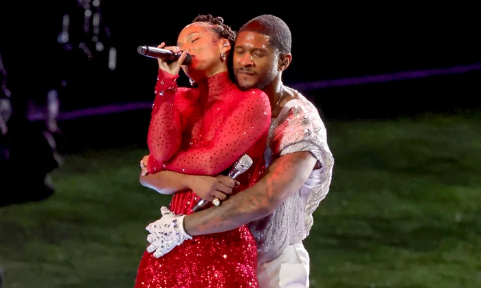 Alicia Keys și Usher, Getty jpg