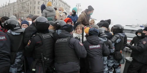 Protest susţinere Alexei Navalnîi - Rusia / 23 ian 2021 / FOTO EPA - EFE