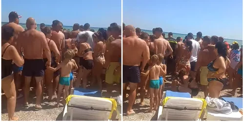 Un bărbat a murit inecat în stațiunea Jupiter, după ce a intrat în mare pentru a salva doi copii foto captura video FB