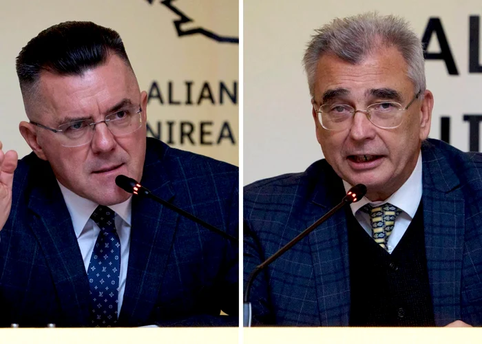 Dan Dungaci și Petrișor Peiu. FOTO: AUR