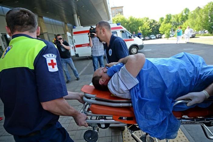 În total, 50 de persoane au avut de suferit în accidentul feroviar FOTO: ria.ru