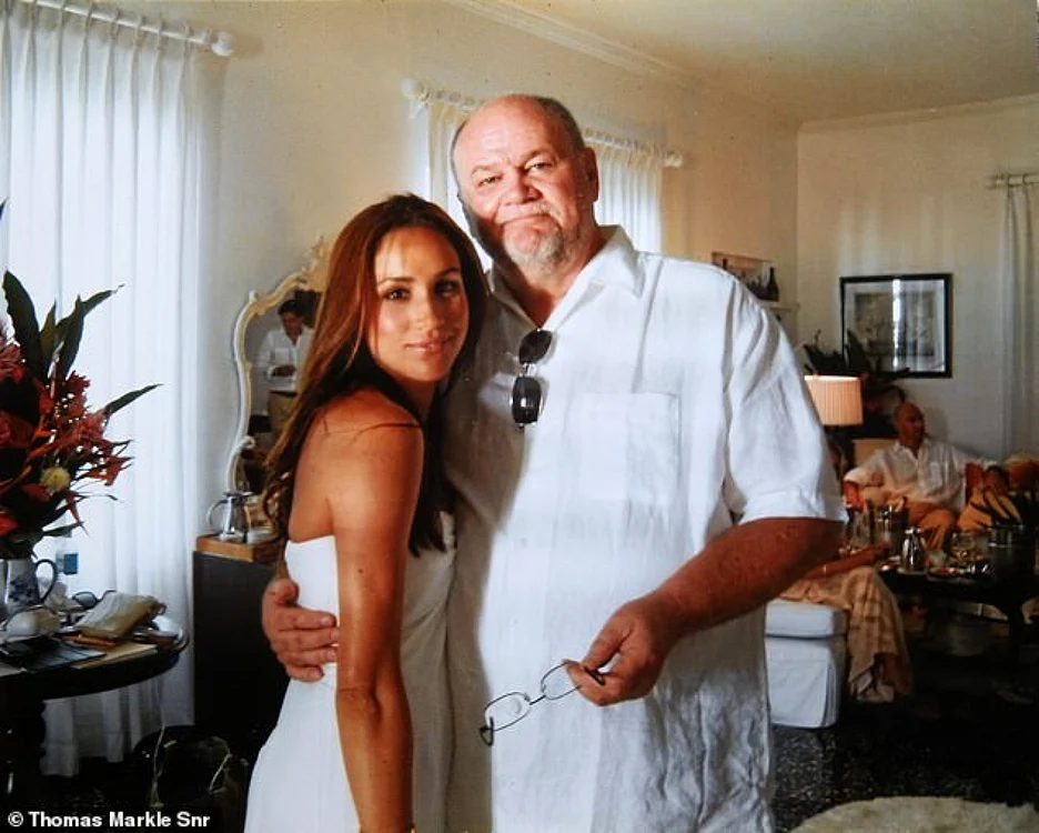 meghan markle si tatal foto arhiva personala thomas markle