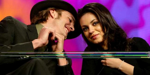 Mila Kunis şi Ashton Kucther  FOTO Getty