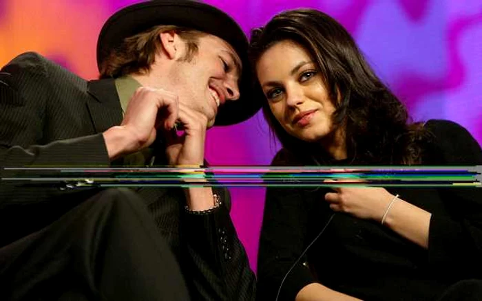 Mila Kunis şi Ashton Kucther  FOTO Getty