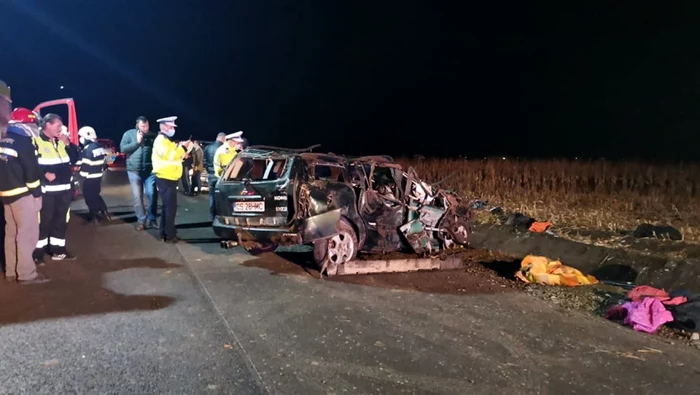 Accidentul a avut loc miercuri seara, în apropiere de Biled FOTO Ştefan Both