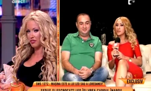 Loredana Chivu şi Leo de la Strehaia (Captură «Un show păcătos») jpeg