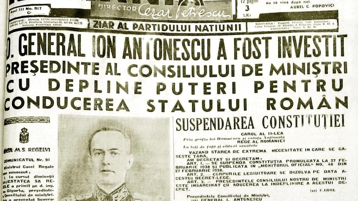 Septembrie 1940: România la răscruce jpeg